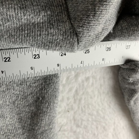 J.‎ Crew Sweater Women's XL Heather Gray Cotton Stretch Round Neck Pullover 7977 - Picture 5 of 7